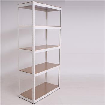 Storage Shelves -  5 Tier Adjustable Garage Storage Shelving, Heavy Duty Metal Storage Utility Rack Shelf Unit for Warehouse Pantry Closet Kitchen, 23.6\\" x 15.7\\" x 47.2\\", White