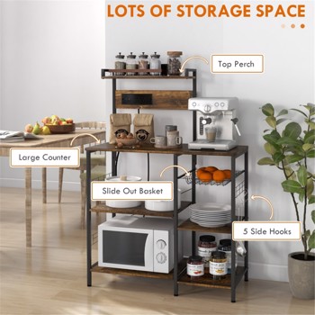 Kitchen Sideboard/ Storage cabinet/Coffee Bar Cabinet ( Amazon Shipping)（Prohibited by WalMart）