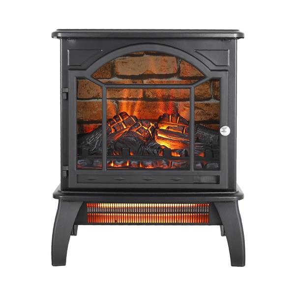 18 inch 3D  Flame Electric Infrared Quartz Fireplace Stove with remote control