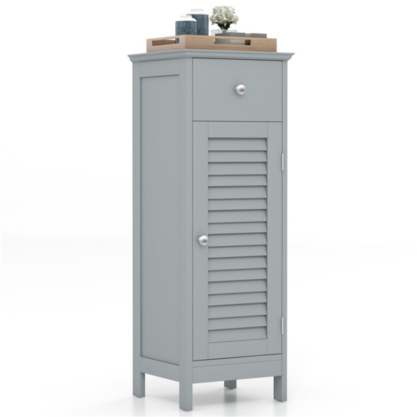 Bathroom storage cabinet gray（AMAZON禁止销售）