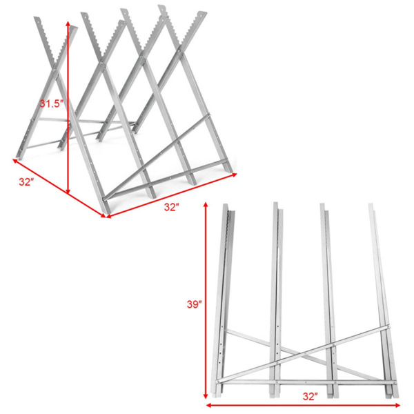 Heavy Steel Sawhorse