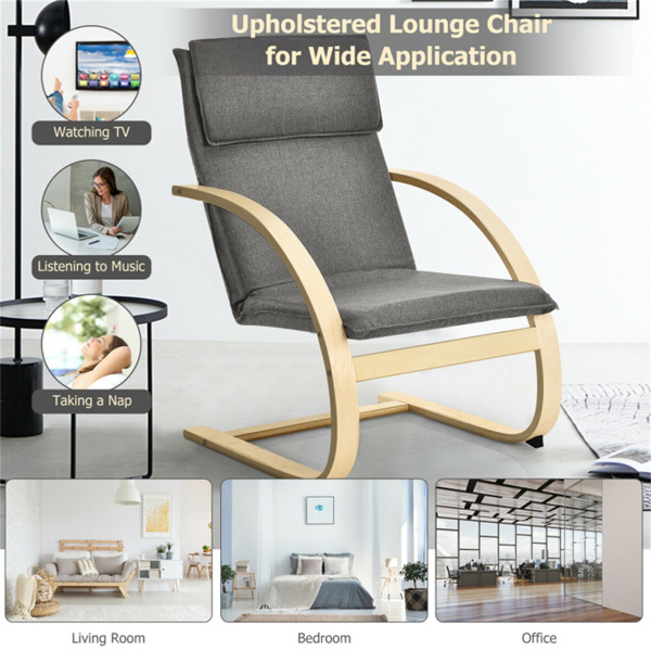 Modern leisure chair gray