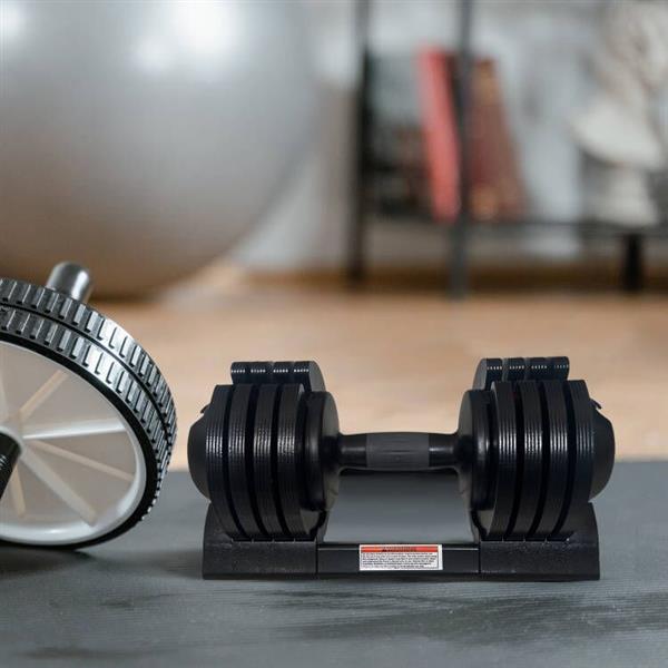 22LBS  ADJUSTABLE DUMBBELL STEEL+PLASTIC