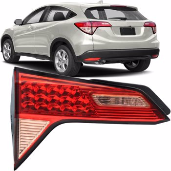 Left Driver Side Tail Light Fit For 2016 2017 2018 Honda HR-V HRV, Inner Rear Lamp (Left/Driver Side Inner)