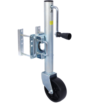 Trailer Jack, Boat Trailer Jack 32.8 in, Bolt-on Trailer Tongue Jack Weight Capacity 1000 lb, with PP Wheels and Handle for Lifting RV Trailer, Horse Trailer, Utility Trailer, Yacht Trailer 