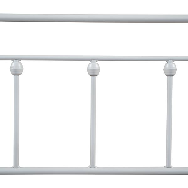 Metal Twin Daybed with Trundle/ Heavy-duty Sturdy Metal/ Noise Reduced/ Trundle for Flexible Space/ Vintage Style/ No Box Spring Needed