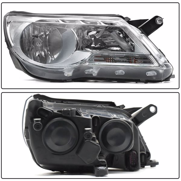 For 2009-2011 Volkswagen Tiguan SUV Headlight Headlamp Halogen Passenger Side