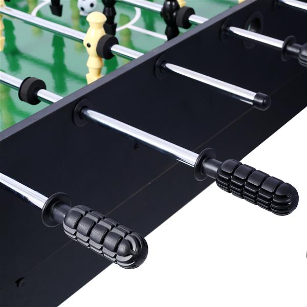 5-in-1 Multi-Game Table - Billiards, Push Hockey, Foosball, Ping Pong, and Basketball black/red