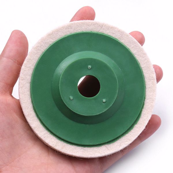 10PCS Round Wool Buffing Pad Polishing Wheel Felt Buffer Disc for Angle Grinder