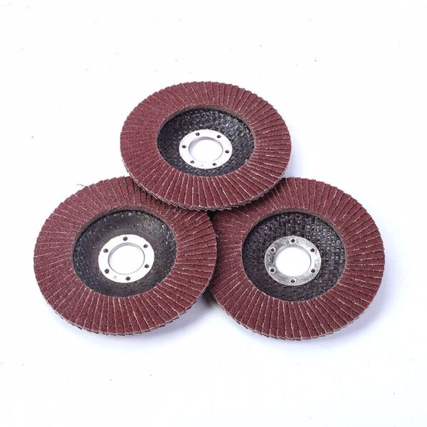 50x FLAP GRINDING SANDING DISCS 115mm 4.5" 40 60 80 120 GRIT ANGLE WHEEL