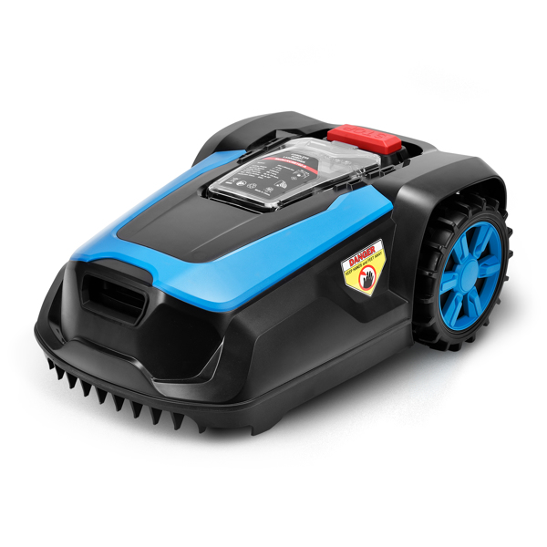 FINE FOX X3 Automatic Robotic Lawn,20V 4.0Ah Battery Powered,Self-Charging,Bluetooth Wi-Fi Connect,Mows Up to 1/4 Acre,10000 Sq.Ft,