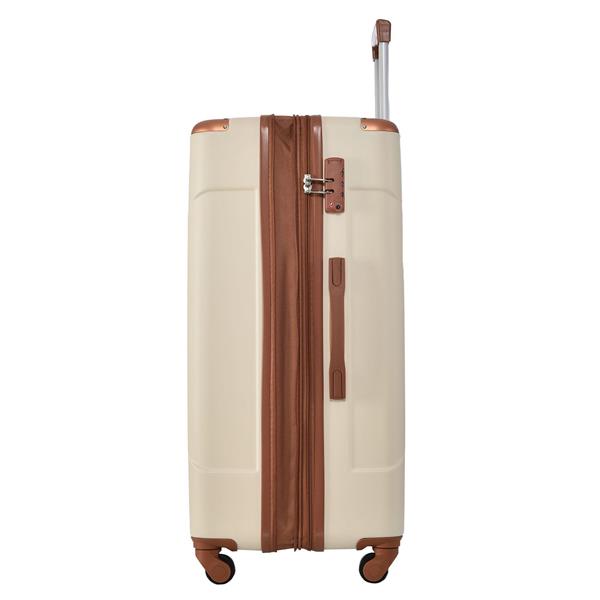 Hardshell Luggage Spinner Suitcase with TSA Lock Lightweight Expandable 24'' (Single Luggage)