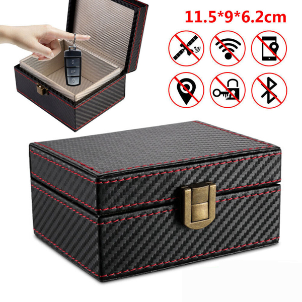 Car Key Signal Blocker Box Keyless Faraday Box Anti-Theft Safety Blocking Pouch