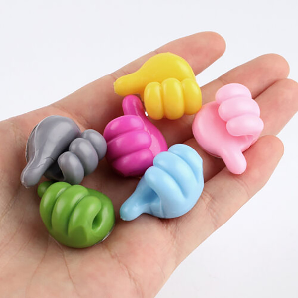 12 pcs Multifunctional Clip Handy Holder Self-Adhesive Wall Thumb Hooks NEW