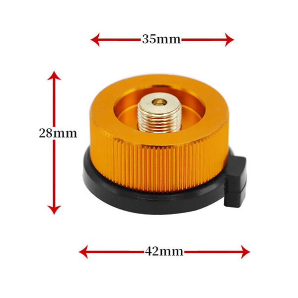 Camping Burner Cartridge Gas Fuel Canister Stove Cans Tank Adapter Converter