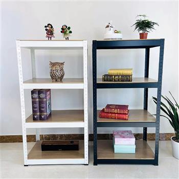 Storage Shelves -  4 Tier Adjustable Garage Storage Shelving, Heavy Duty Metal Storage Utility Rack Shelf Unit for Warehouse Pantry Closet Kitchen, 23.6\\" x 15.7\\" x 47.2\\", Black