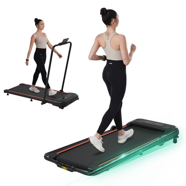 NEW Folding Walking Pad Under Desk Treadmill for Home Office -2.5HP Walking Treadmill With Incline 0.5-7.5MPH 265LBS Capacity Treadmill for Walking Running - Two Ways to Adjust Speed