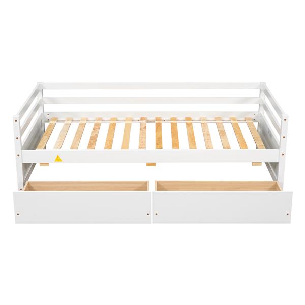 Daybed with two Storage Drawers ,White