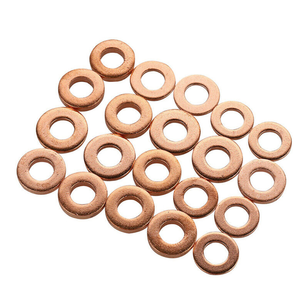 300Pcs Copper Diesel Injector Washers Fuel Set Seal Rings Assortment Kit UK