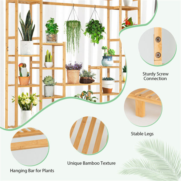 Bamboo Plant Stand 