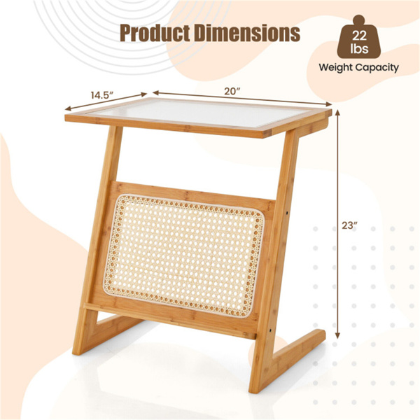 Z-shaped coffee table