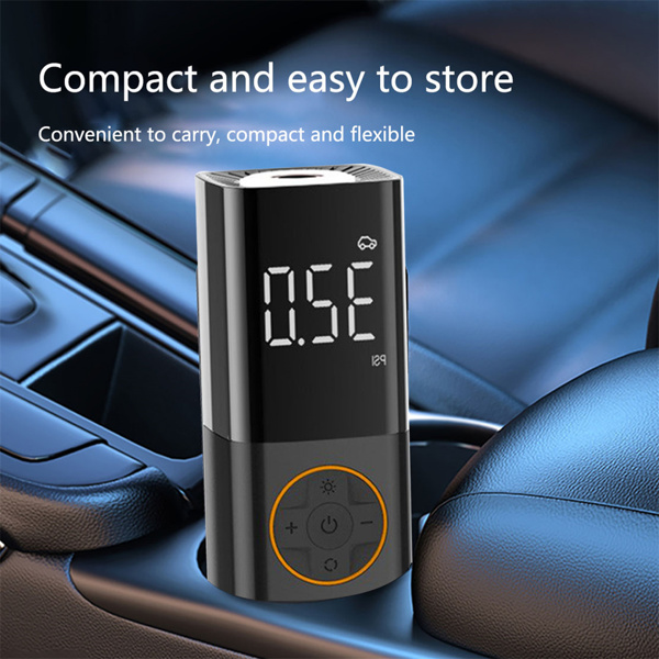  Multifunctional Car Inflation Pump Mini Intelligent Handheld Car Portable Inflation Pump Digital Display Fast Charging Wireless Inflation Pump