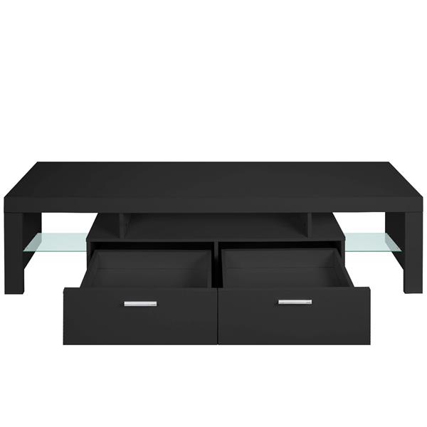 LED TV stand modern TV stand with storage Entertainment Center with drawer TV cabinet for Up to 75 inch for Gaming Living Room Bedroom