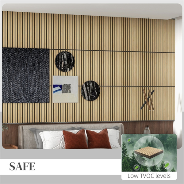 4PCS 24" x 24" Wood Panels for Wall