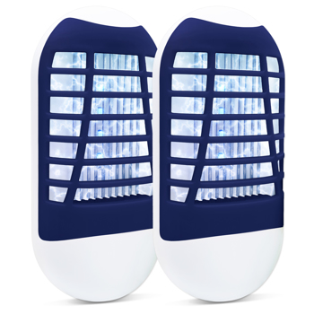 Bug Zapper Indoor, Electronic Fly Zapper Lamp, Non-Toxic, Silent Insect Mosquito Killer, Fly Killers Indoor for Home Use，No shipment on weekends