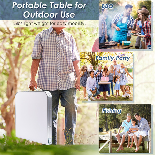 Outdoor camping table