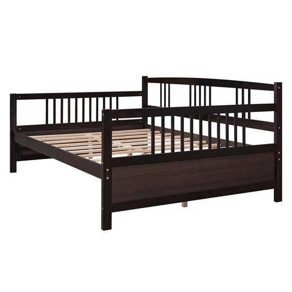 Full Size Daybed with Support Legs, Espresso