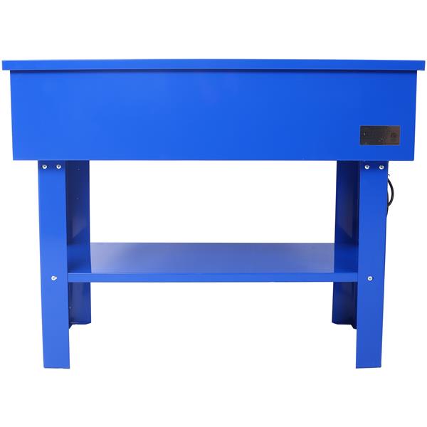 40 Gallon Parts Washer  24 Gallon Solvent Capacity 5 Gallon Per Minute Max Pump Output  Heavy Duty Steel Powder Coated blue