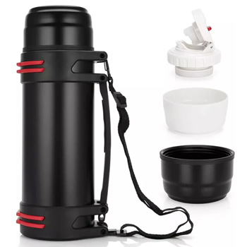 2L arge Thermos Flask Capacity Travel coffee water Insulated Stainless Steel