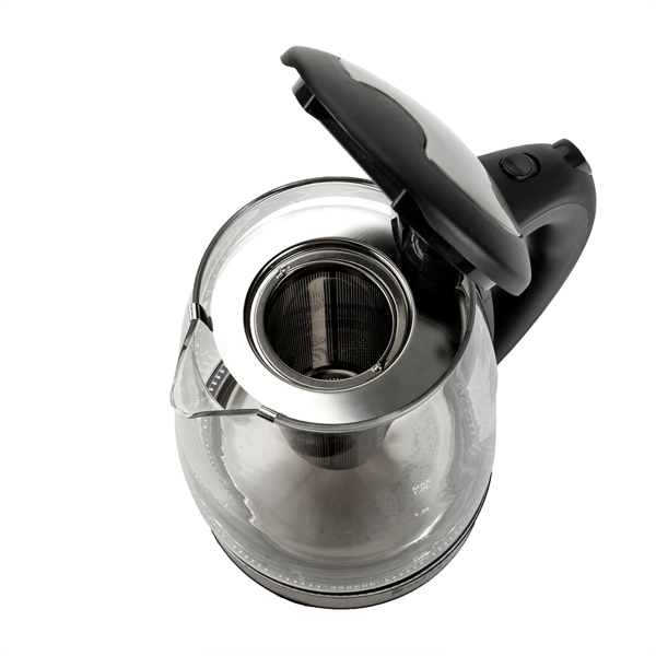 ZOKOP HD-1861-A 110V 1500W 1.8L Electric Glass Kettle US Plug