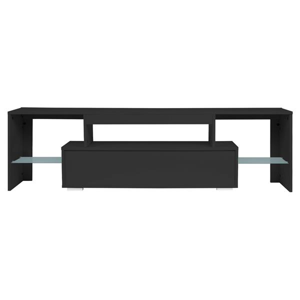 LED TV stand modern TV stand with storage Entertainment Center with drawer TV cabinet for Up to 75 inch for Gaming Living Room Bedroom