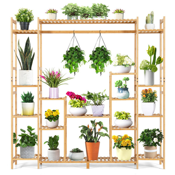 Bamboo Plant Stand 