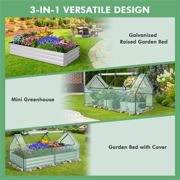 Mini garden bed green