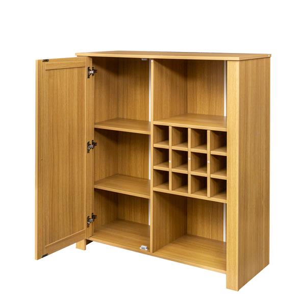 Storage Cabinet, Rattan Cabinet with 2 Adjustable Shelves,Sideboard Buffet Cabinet, wine cabinet,Coffee Bar Cabinet for Living Room