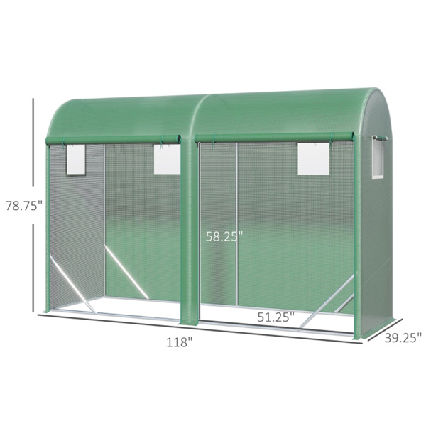 Mini Walk-in Greenhouse ( Amazon Shipping)（Prohibited by WalMart）