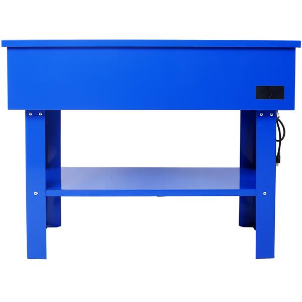 40 Gallon Parts Washer  24 Gallon Solvent Capacity 5 Gallon Per Minute Max Pump Output  Heavy Duty Steel Powder Coated blue