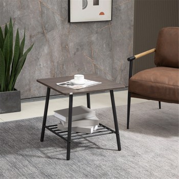 Top Coffee Table/ Side Table/2-Tier End Table   ( Amazon Shipping)（Prohibited by WalMart）