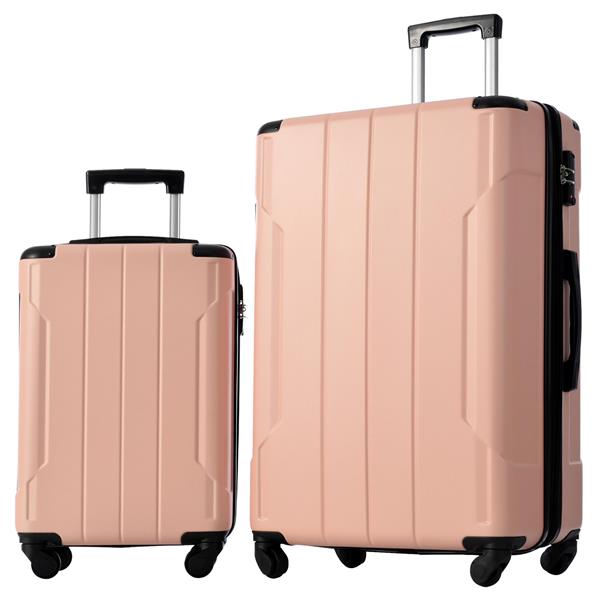 Hardshell Luggage Sets 3 Pcs Spinner Suitcase with TSA Lock Lightweight 20''24''28''