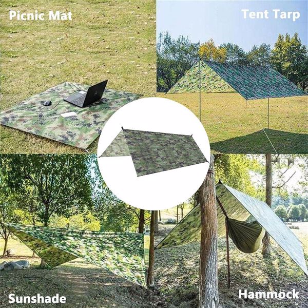 Camping Hammock With Mosquito Net And Tent Tarp Fly Rain Shelter Hiking Outdoor