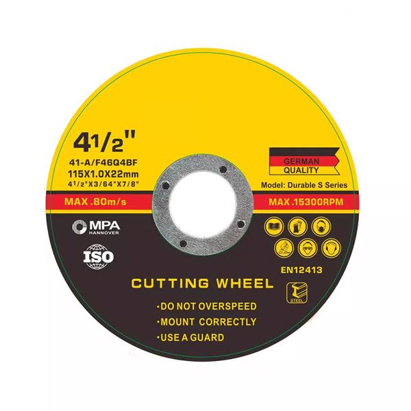 115mm 4.5" ULTRA THIN METAL CUTTING BLADE DISC 4 1/2" STEEL & STAINLESS 1mm NEW