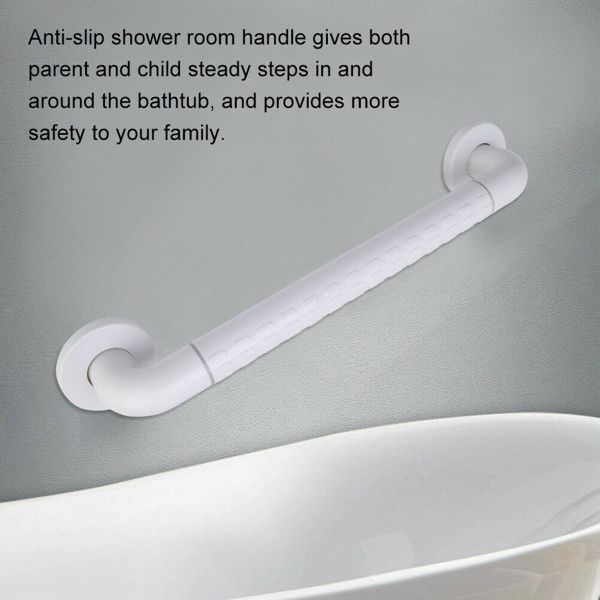 30/40/50cm Bathroom Grip Shower Tub Grab Bar Safe Handle Handrail Rail Disabled