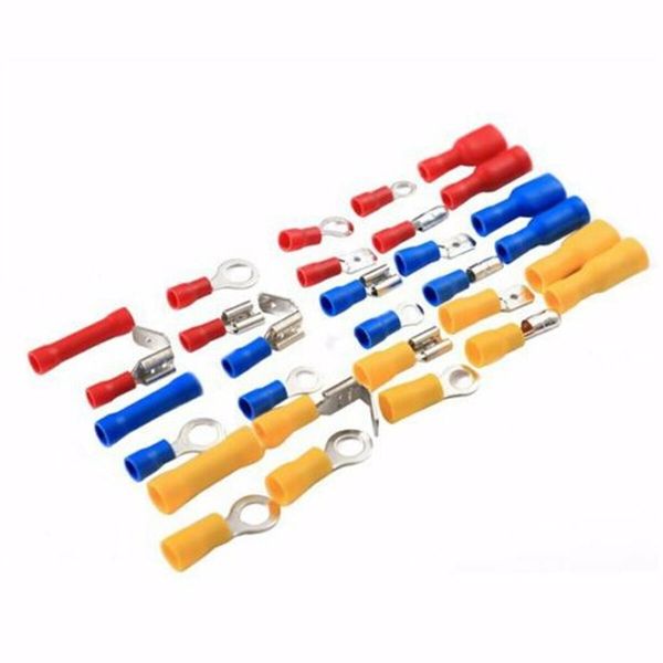 1300 ASSORTED INSULATED ELECTRICAL WIRE TERMINALS CRIMP CONNECTORS SPADE SET UK