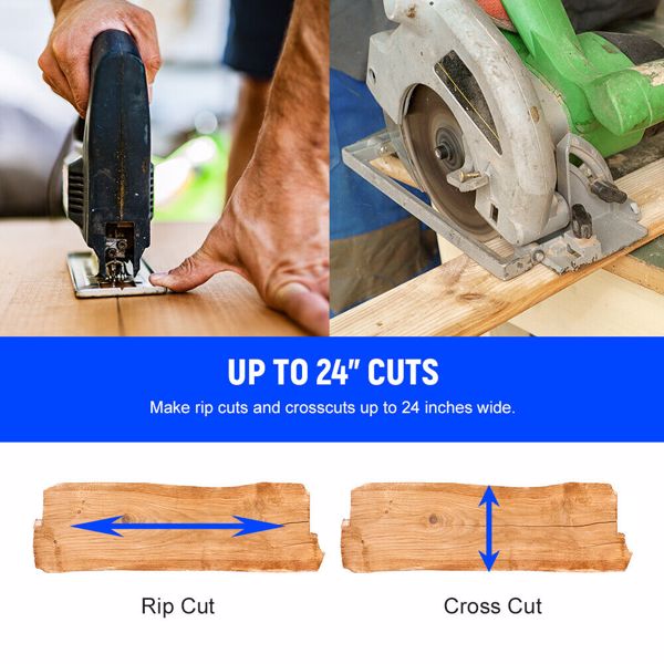 Circular Saw Guide Rail Precision Edge Track Power Cordless Cutting Tool UK