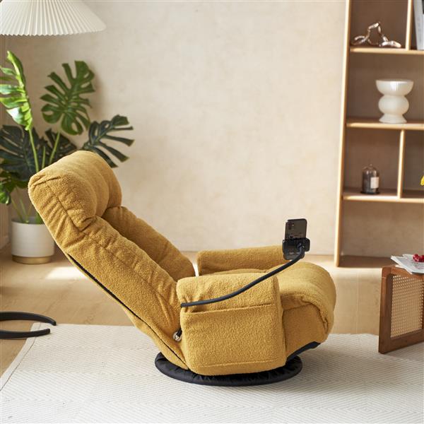 Adjustable head and waist, game chair, lounge chair in the living room, 360 degree rotatable sofa chair,Rotatable seat Leisure Chair deck chair