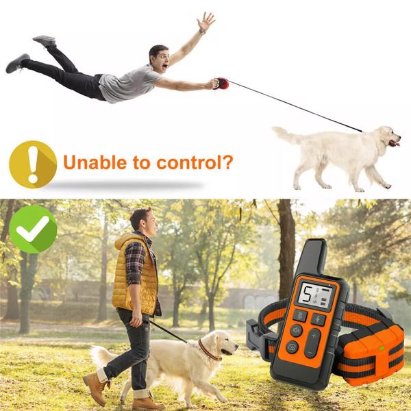 2700 FT Remote Dog Shock Training Collar Rechargeable Waterproof LCD Pet Trainer