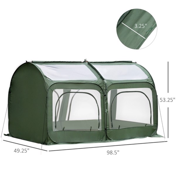 Mini Walk-in Greenhouse ( Amazon Shipping)（Prohibited by WalMart）